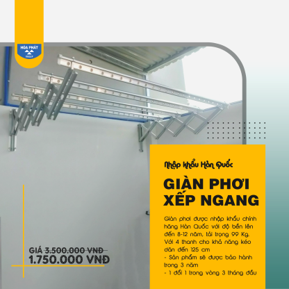 Giàn Phơi Xếp Ngang - Hình ảnh 14